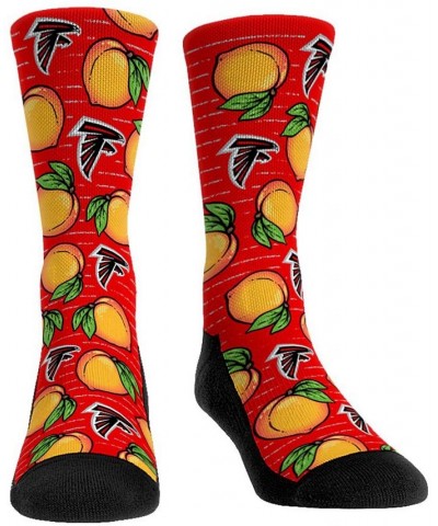 Men's and Women's Atlanta Falcons Localized Food Multi Crew Socks $15.89 Socks