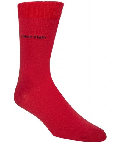 Men's Socks, Giza Cotton Flat Knit Crew PD01 $10.44 Socks