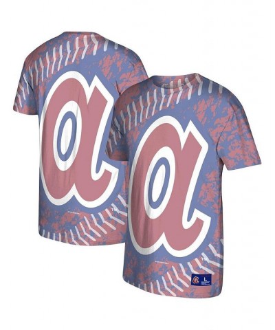 Men's Royal Atlanta Braves Historic Logo Jumbotron T-shirt $35.09 T-Shirts