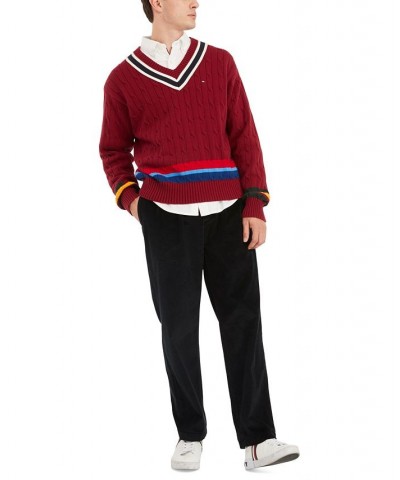 Men's Crawford Cricket Red $20.13 Sweaters