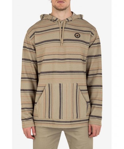 Men's OG Hooded Poncho Sweatshirt Tan/Beige $30.75 Sweatshirt