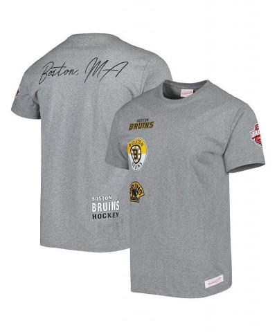 Men's Heather Gray Boston Bruins City Collection T-shirt $32.50 T-Shirts