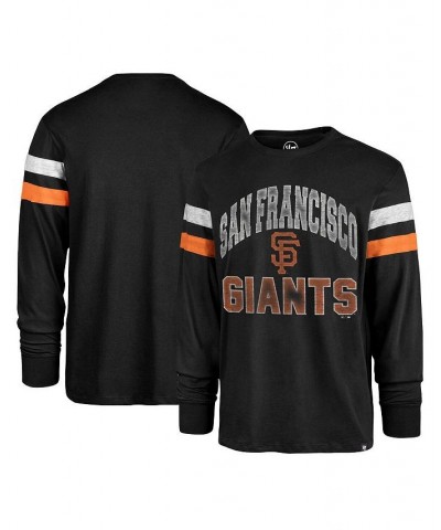 Men's Black San Francisco Giants Irving Long Sleeve T-shirt $28.20 T-Shirts