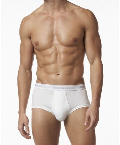 Premium Cotton Men's 3 Pack Brief Underwear White $28.62 Underwear