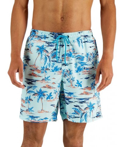 Men's Mango Island Swim Shorts Blue $12.99 Swimsuits