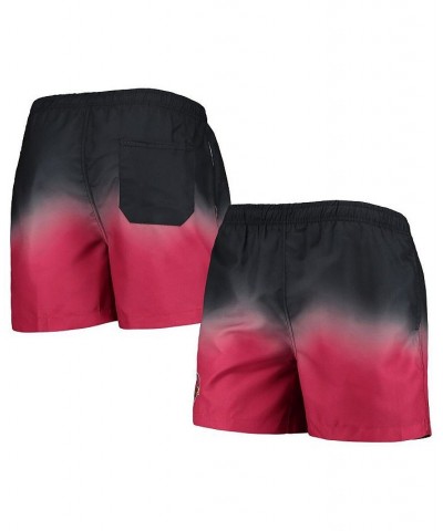 Men's Cardinal, Arizona Cardinals Dip-Dye Swim Shorts $24.60 Swimsuits