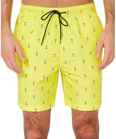 Men's Quick-Dry Anchor-Print 8" Swim Trunks PD04 $20.44 Swimsuits