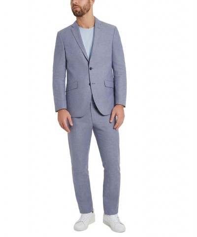 Men's Slim-Fit Stretch Linen Solid Suit PD03 $153.90 Suits
