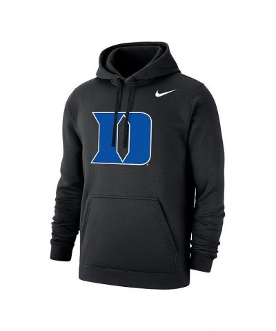 Men's Black Duke Blue Devils Logo Club Pullover Hoodie $29.70 Sweatshirt