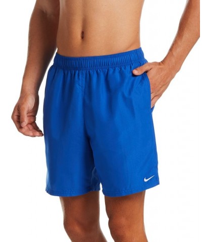Men's Essential Lap Swoosh Logo 7" Swim Shorts PD06 $27.60 Swimsuits