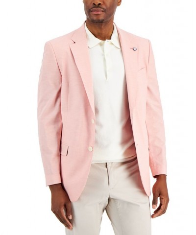 Men's Modern-Fit Chambray Sport Coat Pink $39.95 Blazers