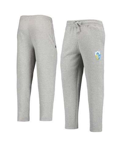 Men's and Women's LA Chargers Heathered Gray Team Throwback Option Run Sweatpants $41.24 Pants