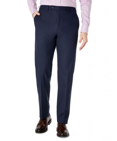 Men's Classic-Fit Solid Flat-Front Dress Pants PD03 $24.75 Pants