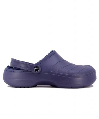 Men's River Coast Cozy Clog Blue $16.32 Shoes