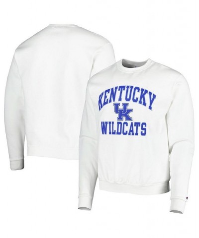 Men's White Kentucky Wildcats High Motor Pullover Sweatshirt $27.95 Sweatshirt