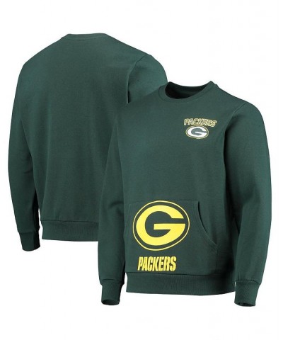 Men's Green Green Bay Packers Pocket Pullover Sweater $32.47 Sweaters