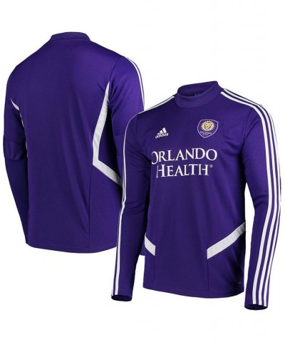 Men's Purple Orlando City SC 2019 Long Sleeve Training Jersey $37.80 Jersey
