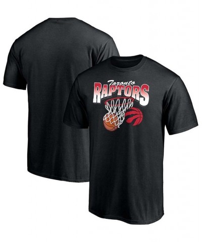 Men's Black Toronto Raptors Balanced Floor T-shirt $17.04 T-Shirts