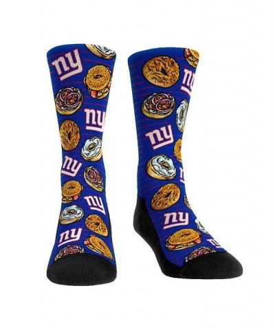 Men's Rock Em Socks New York Giants Localized Food Crew Socks $16.79 Socks