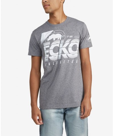 Men's Big and Tall Mighty Magnitude Marled T-shirt Gray1 $14.96 T-Shirts