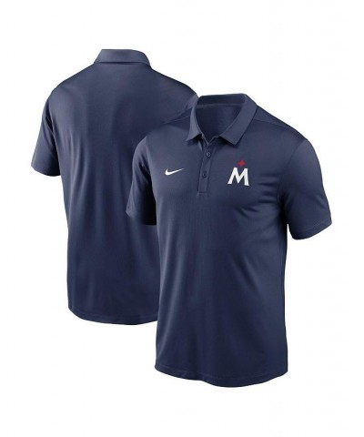 Men's Navy Minnesota Twins 2023 Agility Logo Franchise Performance Polo Shirt $29.25 Polo Shirts