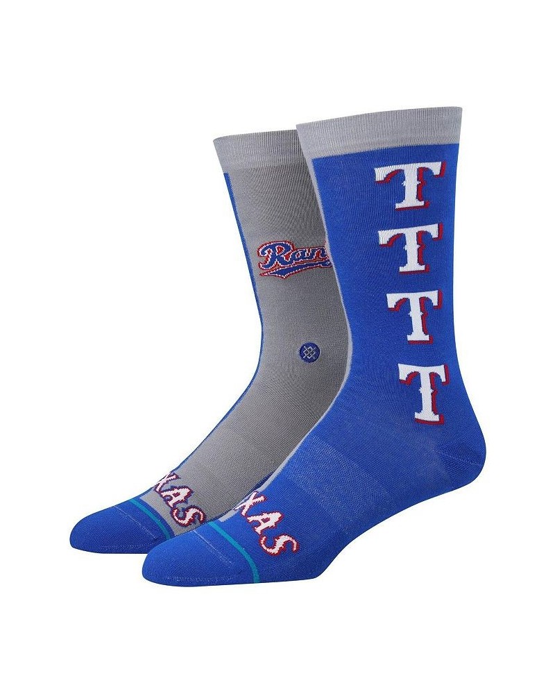 Men's Texas Rangers Split Crew Socks $11.43 Socks